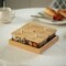 Basicwise Set of Glass Jars with Bamboo Lids and Wooden Tray – Charcuterie, Snack Organizer, and Fruit Platter for Party, Candy Jars, Cookies, Nuts, Fruits and Snack Box